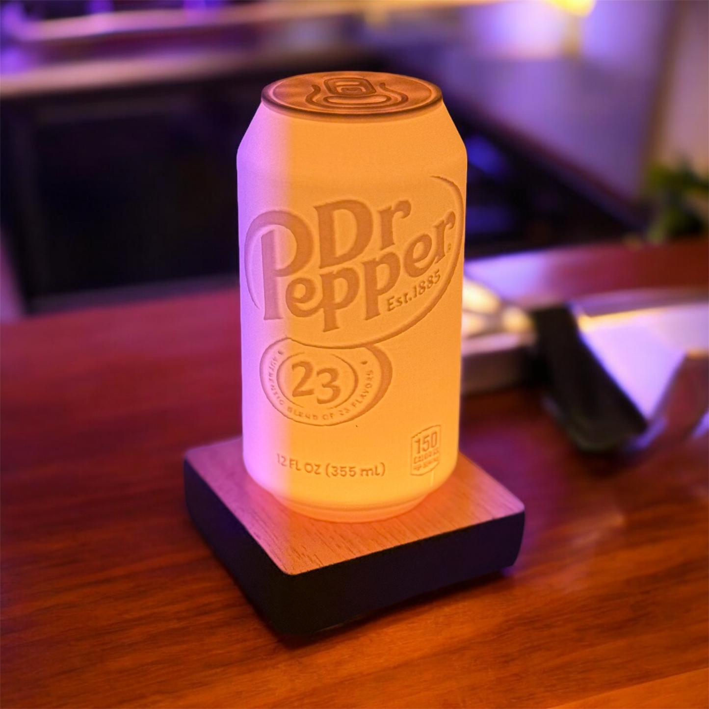 3D Dr Pepper Night Light