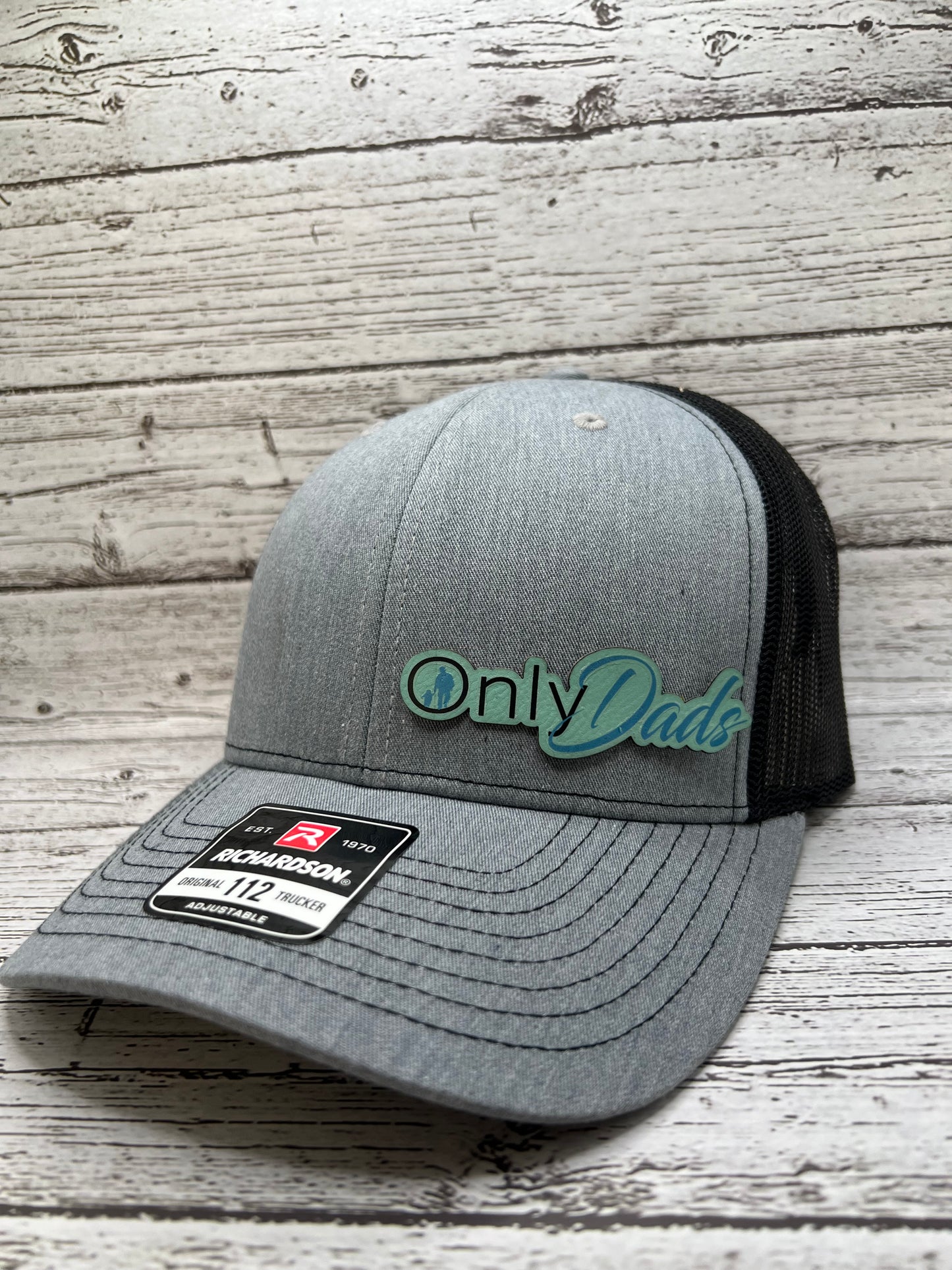 Only Dads With Kid Full Color Patch Hat