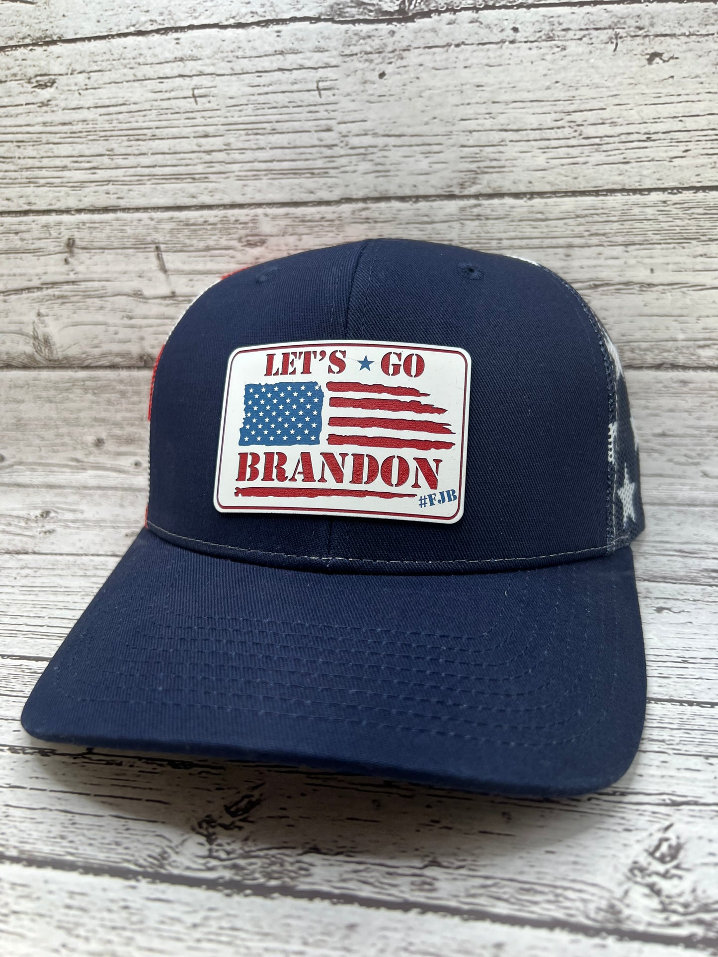 Let’s Go Brandon Tri Colored Acrylic Hat