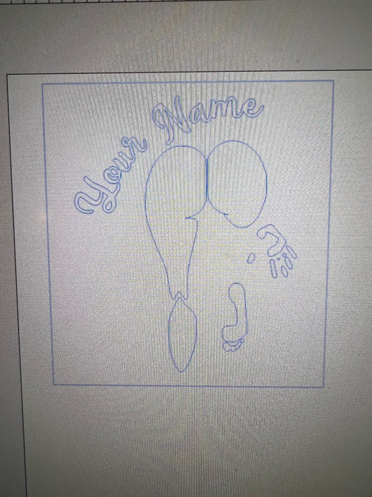 Booty Backlegs w/Name