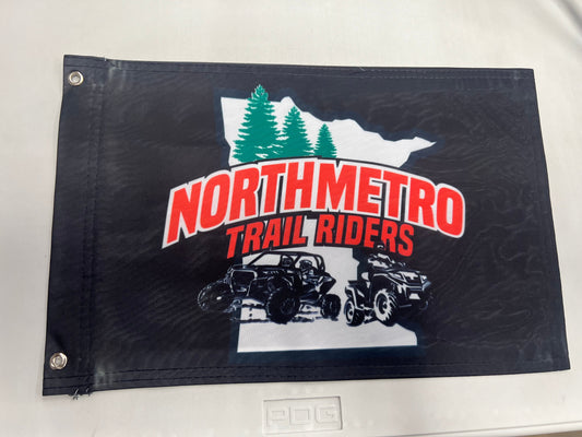 North Metro Trail Riders Flag - Right Whip