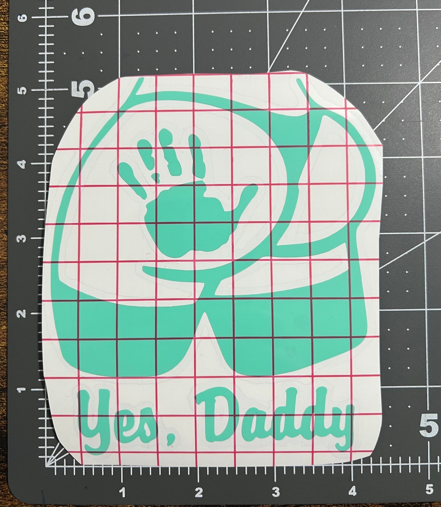 Yes Daddy Decal