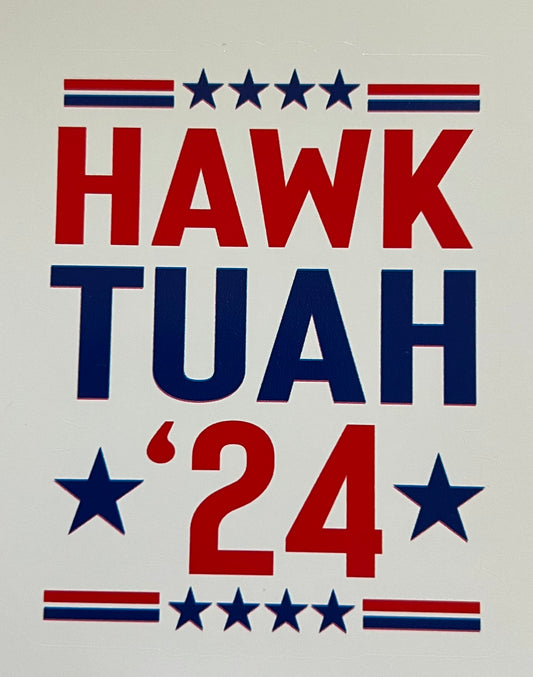 Hawk Tuah ‘24 Full Color Sticker