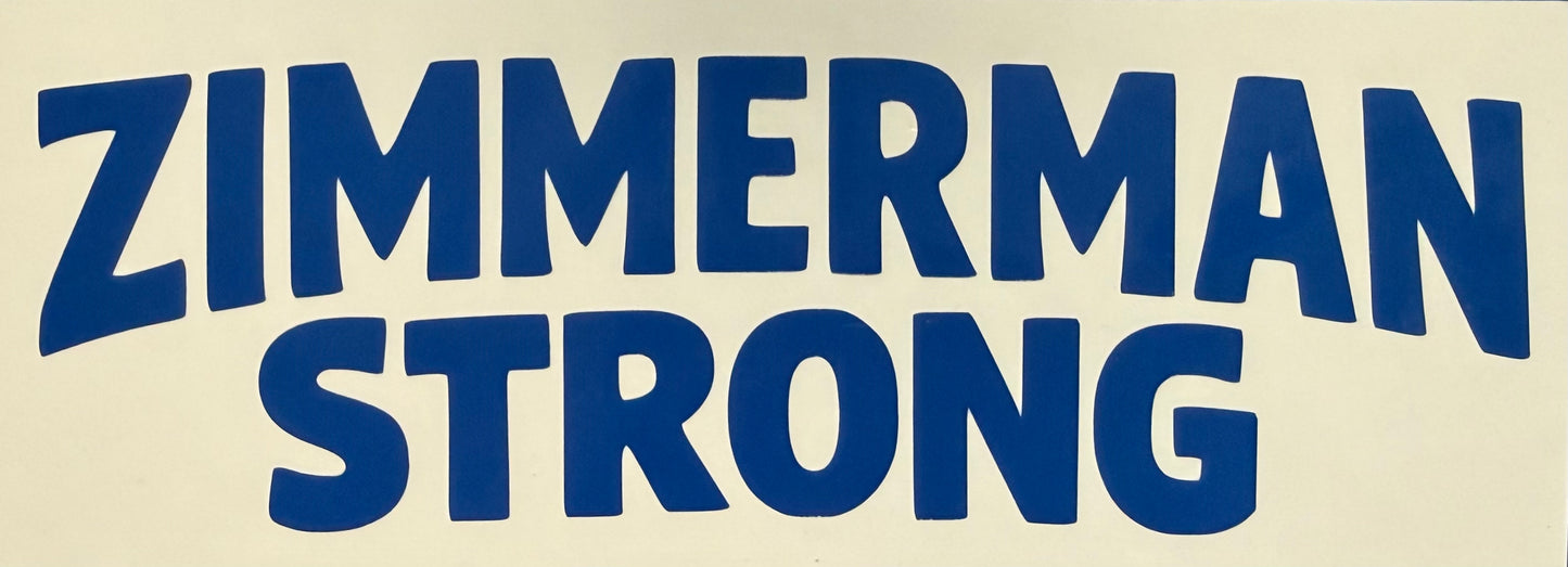 Zimmerman Strong Decal