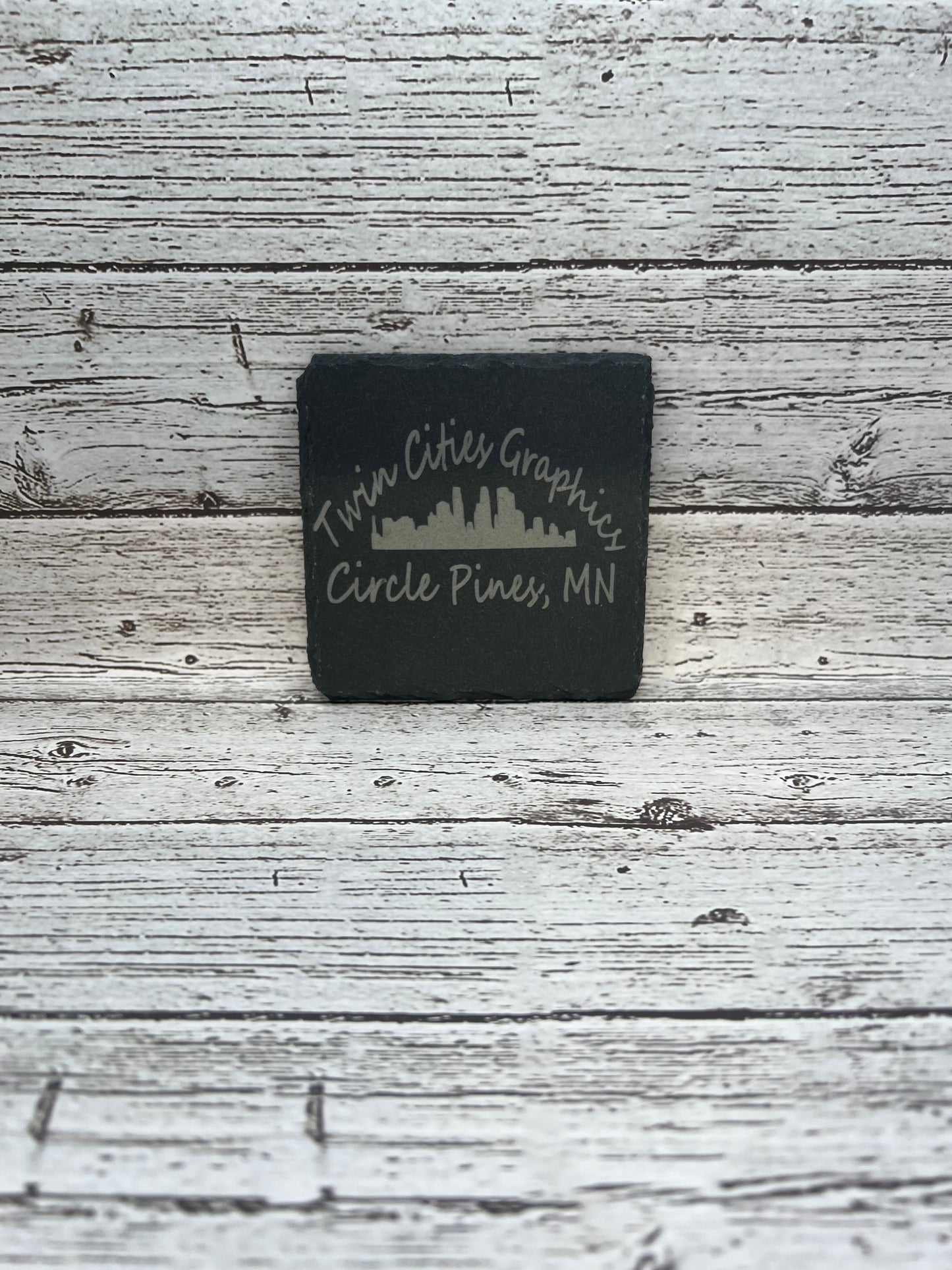 Stone Coaster - Set Of 6 Laser Engraved