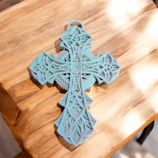 3D Mandala Cross