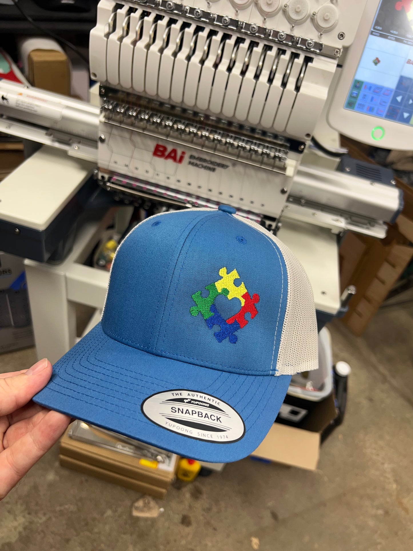 Autism Awareness Embroidered Hat
