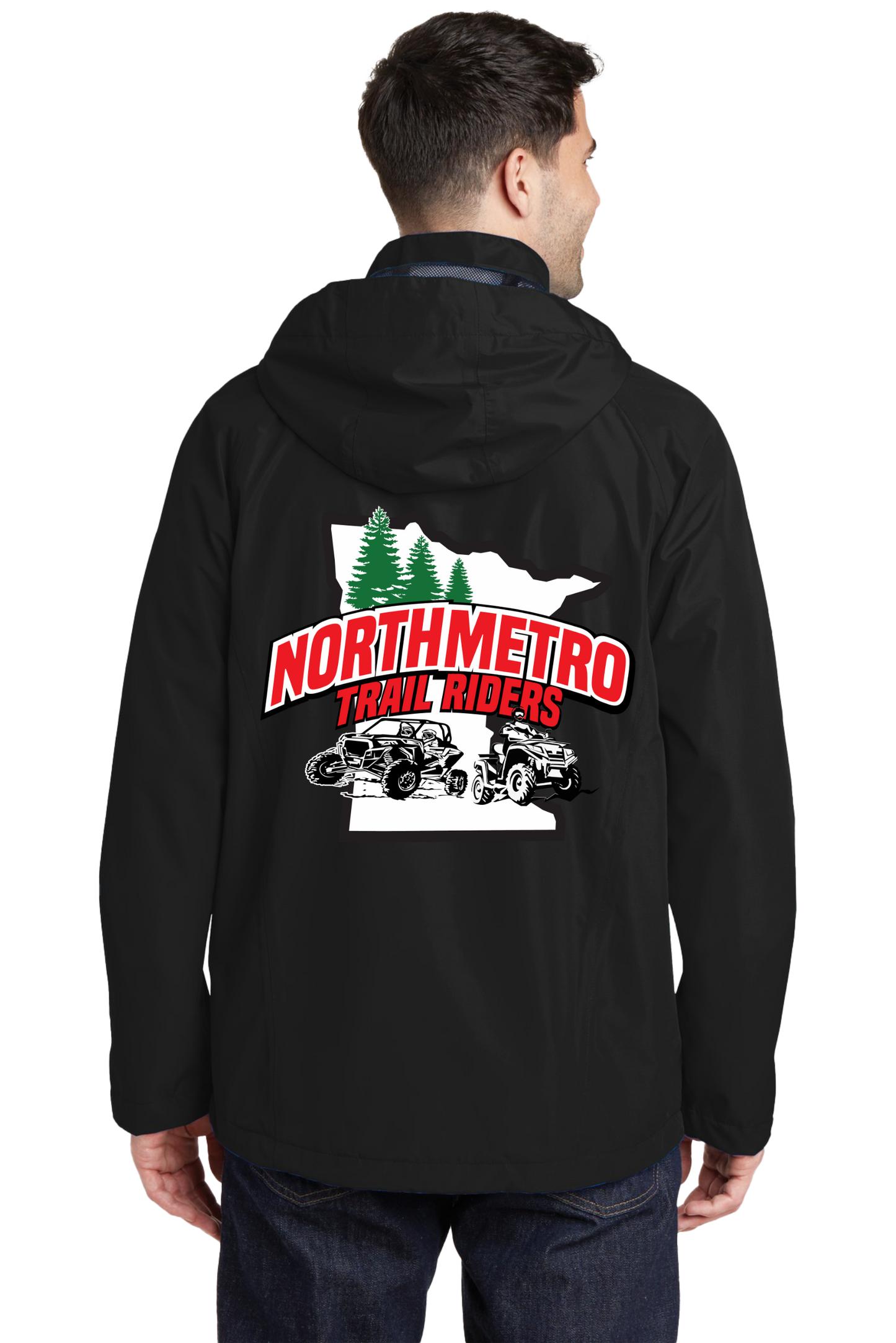 North Metro Trail Riders Mens Waterproof Jacket