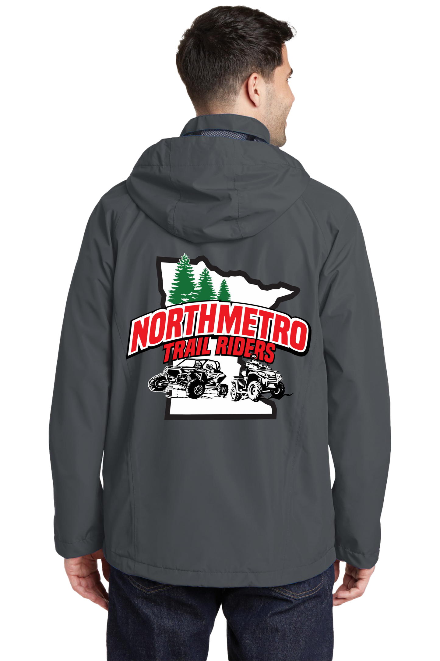 North Metro Trail Riders Mens Waterproof Jacket