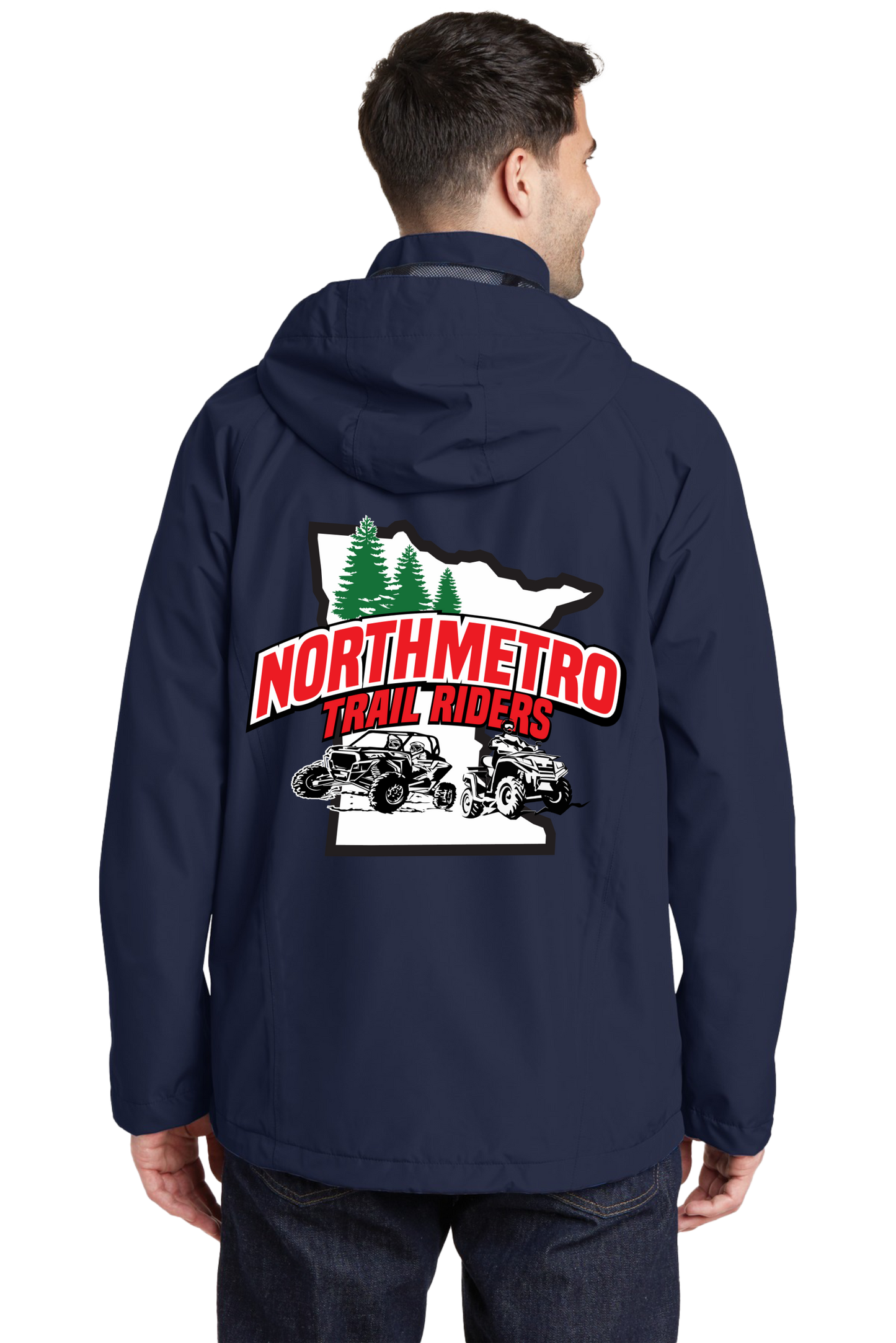 North Metro Trail Riders Mens Waterproof Jacket