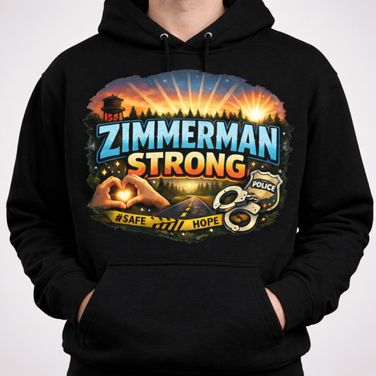 Zimmerman Strong Hoodie & Decal